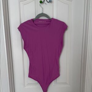 Abercrombie pink sleeveless body suit
